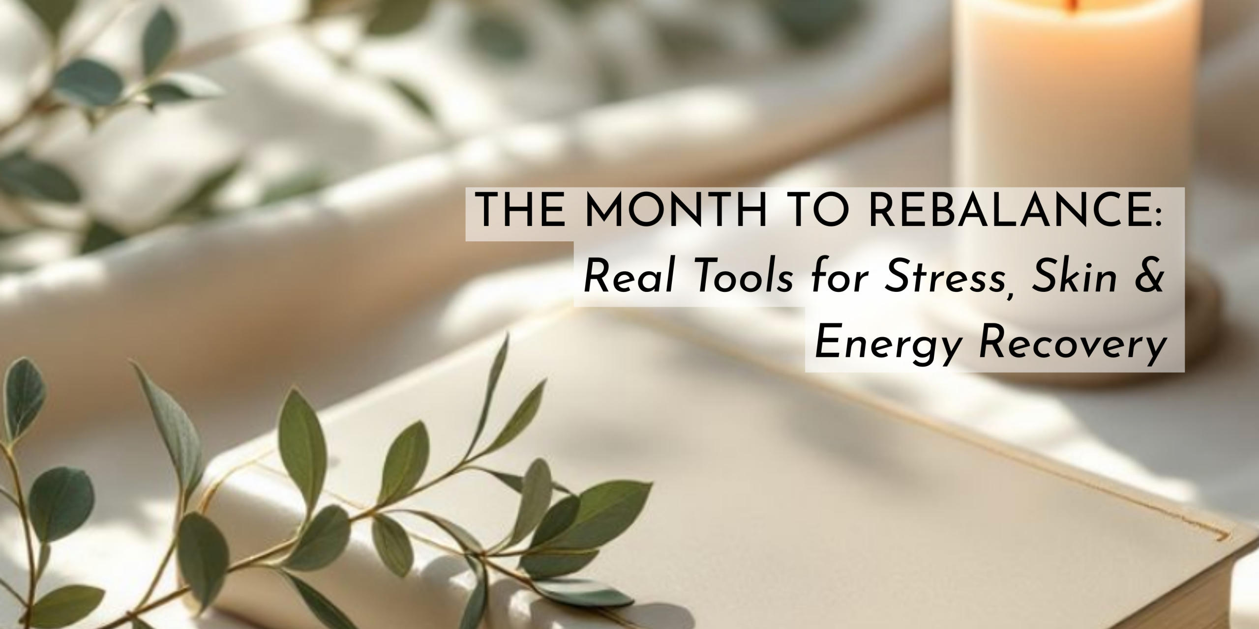 The Month to Rebalance: Real Tools for Stress, Skin & Energy Recovery
