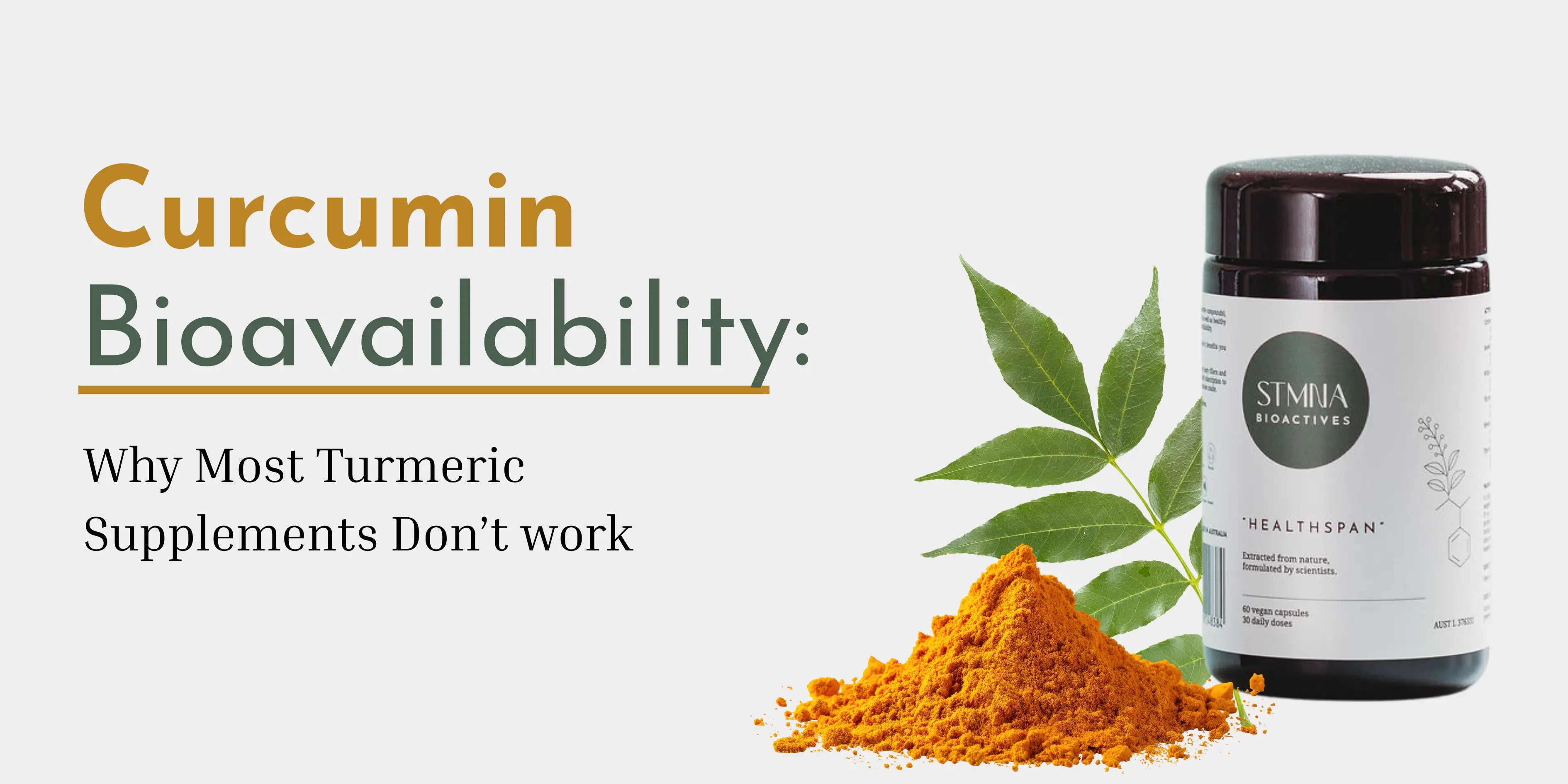 Curcumin Bioavailability: Why Most Turmeric Supplements Don't Work (And What the Research Says Actually Fixes It)