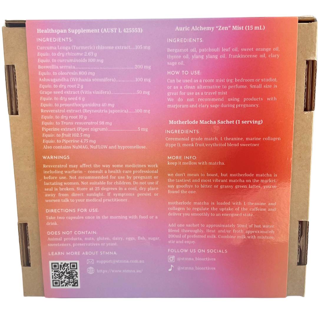 Healthspan Morning Ritual Gift Box