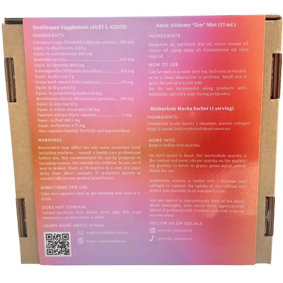 Healthspan Morning Ritual Gift Box